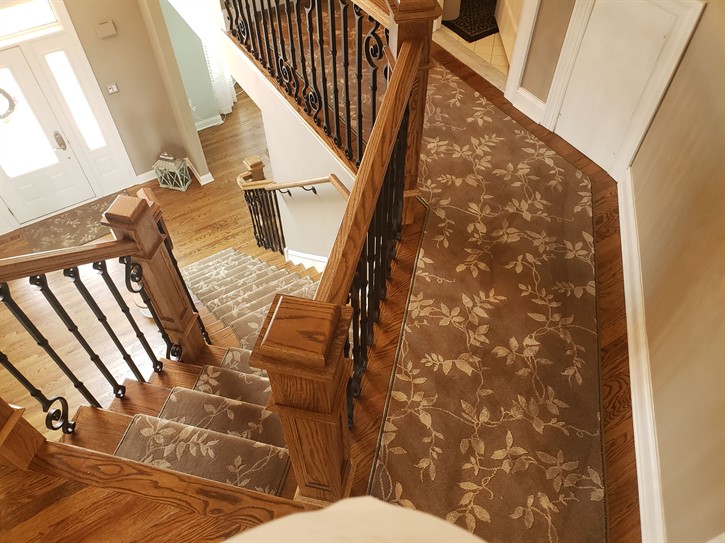 Create a unique runner tailored to your home, connecting hallways to steps.